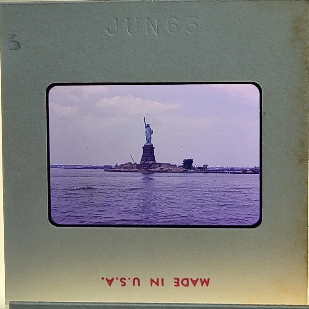 Lot of 27 Kodachrome Slide NYC Skyline Polo Grounds Pan-Am Planes Travel Bermuda